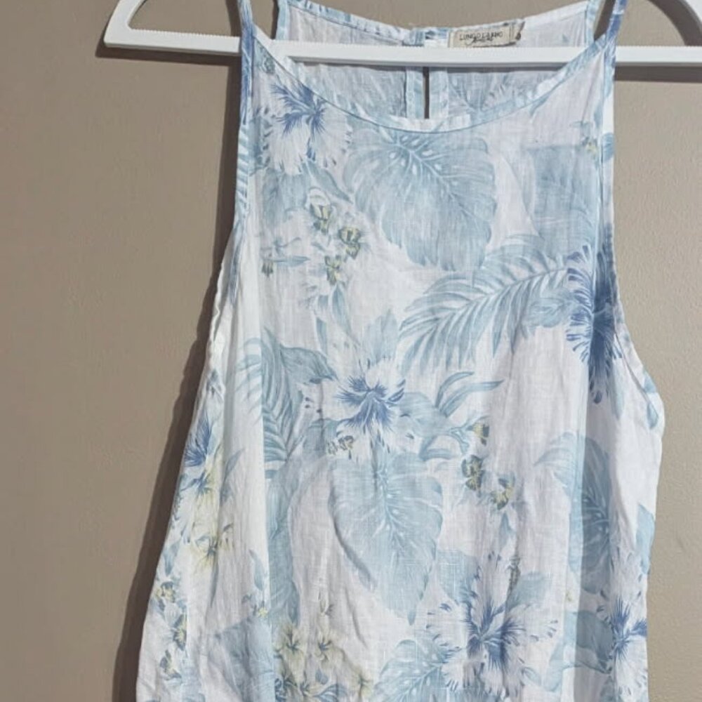 Lungo L'arno size L  swim cover tropical print linen
